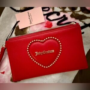 Juicy Couture Love Never Dies Red Wristlet NWT